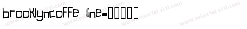 brooklyncoffe line字体转换
